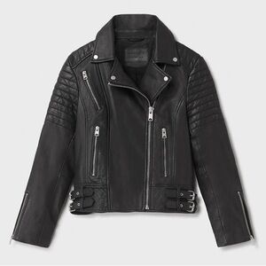 All Saints Papin leather biker jacket Black - US8